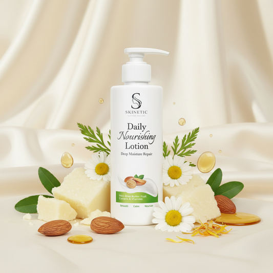 Cream Background with Natural Ingredients