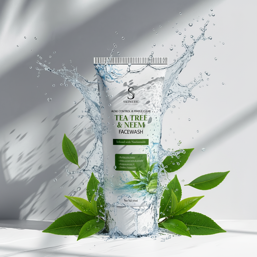 Product with Tea Tree & Neem Leaves