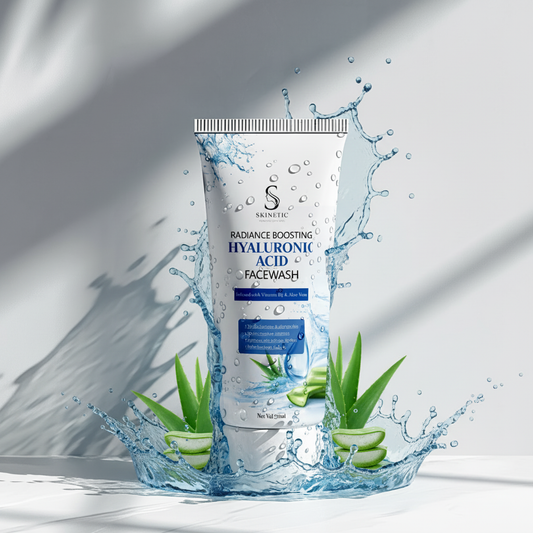 Product with Water Splash & Aloe Vera