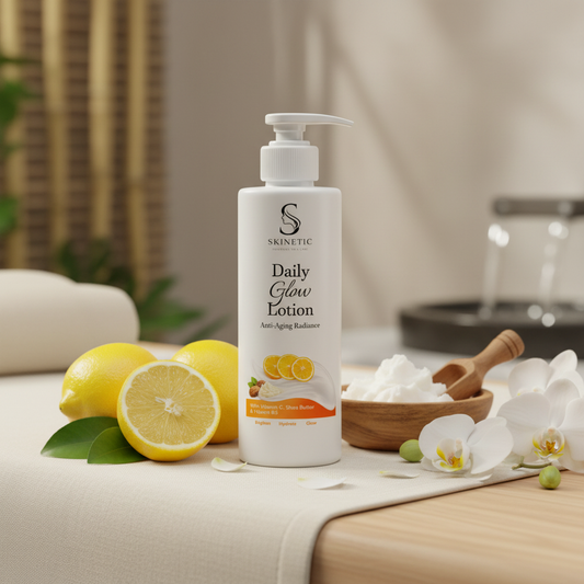 Spa Table with Lemons and Orchids