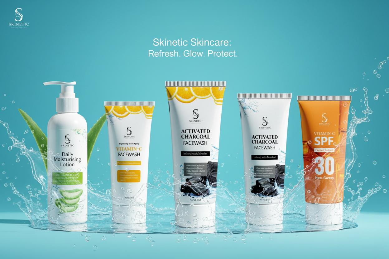 Turquoise Blue with Water Splash